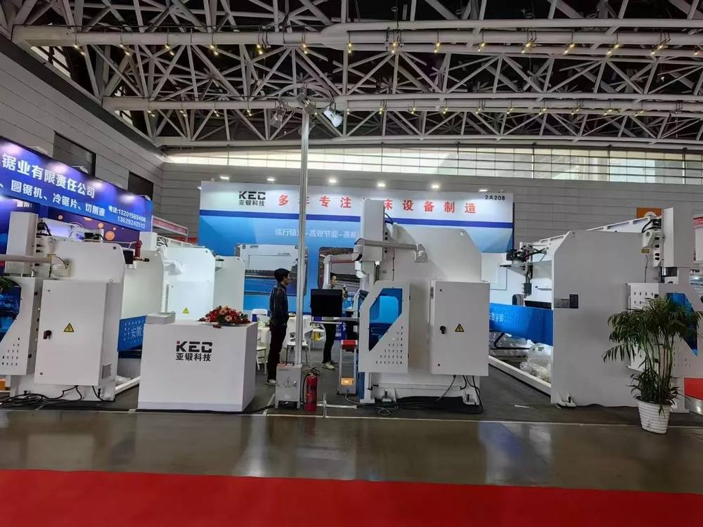 KECMT booth at the Xi'an Metal Fab Machine exhibition 2025, photo 1